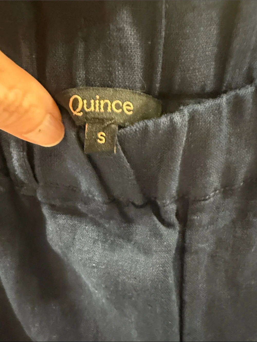 NWOT Quince Deep Navy Linen Pants with Side Pockets & One Back Pocket Small #333